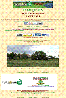The Solar Biz Legacy website